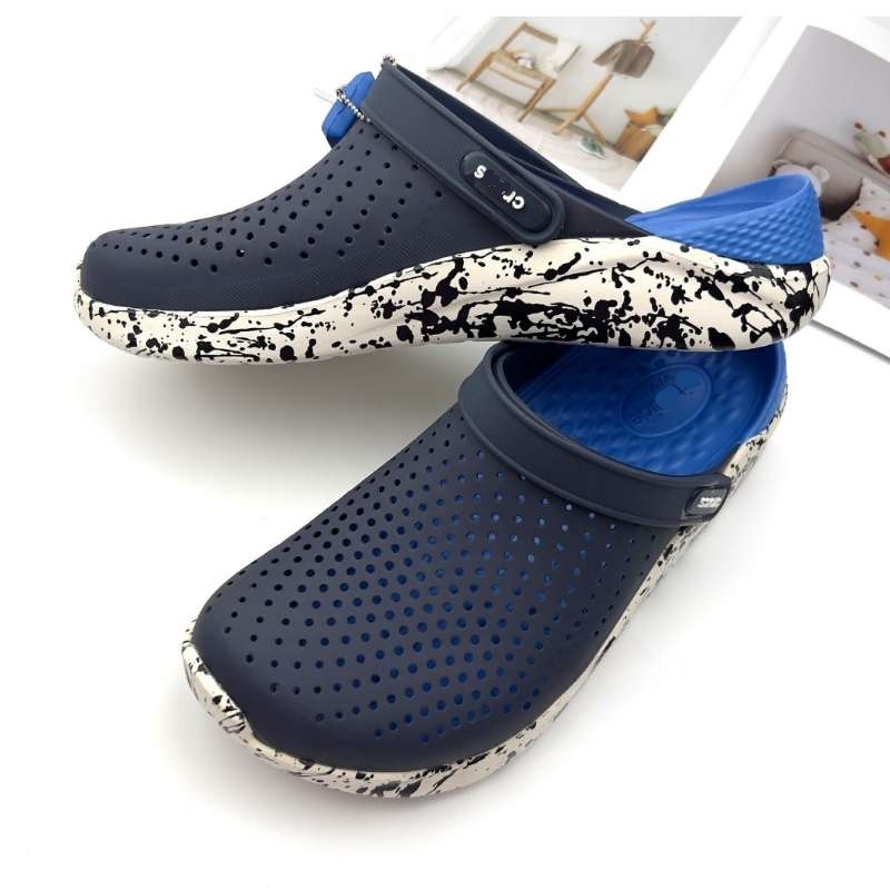 Mens Flat Bottom Soft LightRide Clog - Deep Blue