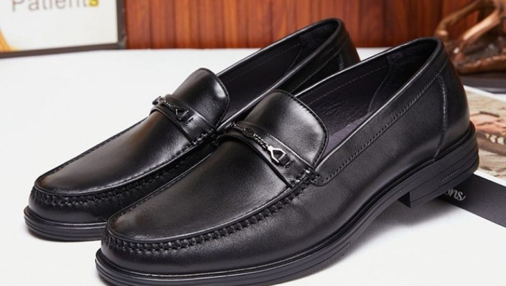 All Match Slip-on Leather Business Formal Shoe - Black